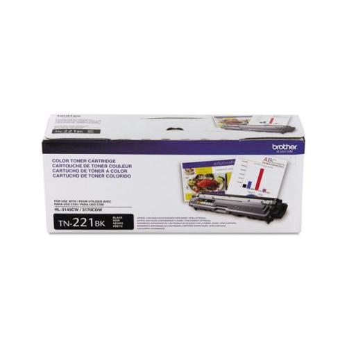 Brother TN221BK Toner Cartridge Black Yields 2,200 pages Brother TN221BK   