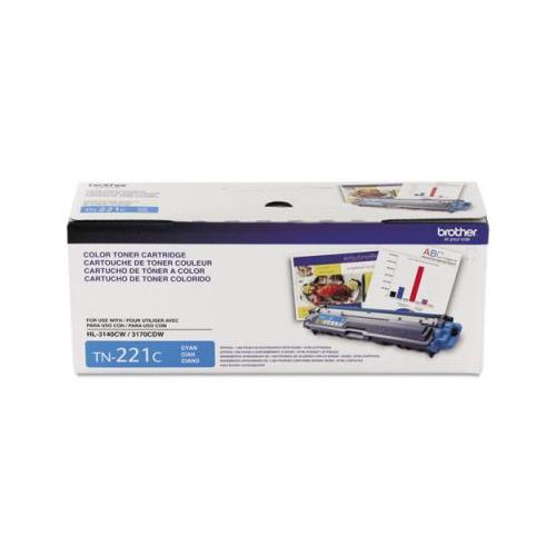 Brother TN221C Toner Cartridge Black Yields 2,200 pages Brother TN221C    