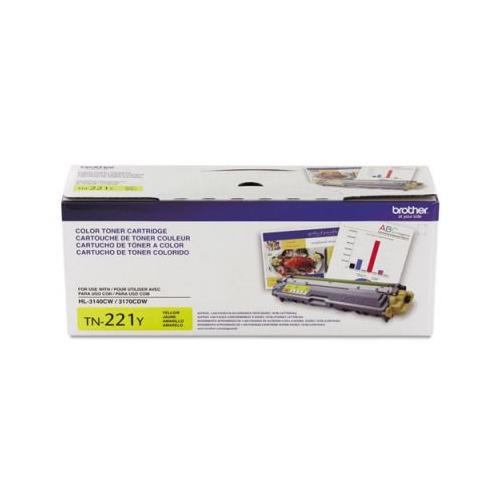 Brother TN221Y Toner Cartridge Black Yields 2,200 pages Brother TN221Y   