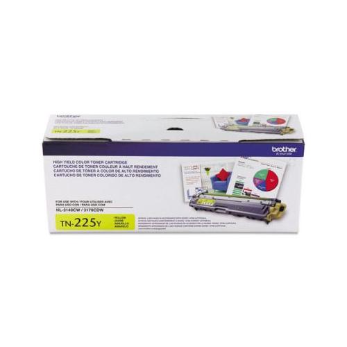 Brother TN225Y Toner Cartridge Black Yields 2,200 pages Brother TN225Y       