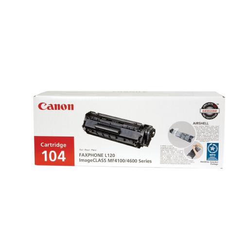 Canon 104 Black Toner Cartridge Genuine 2,000 page Yield 0263B001AA Canon 0263B001AA                                      