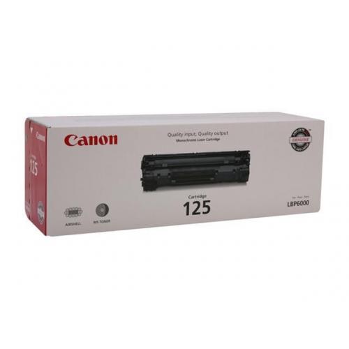 Canon 125 Black Toner Cartridge Yields 1,600 pages 3484B001AA Canon 3484B001AA        