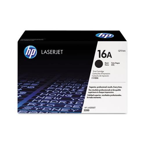 HP 16A Q7516A Black Print Cartridge with Smart Printing Technology HP Q7516A   