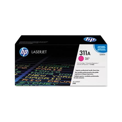 HP 311A Q2683A color LaserJet 3700 smart print cartridge, Magenta HP Q2683A   
