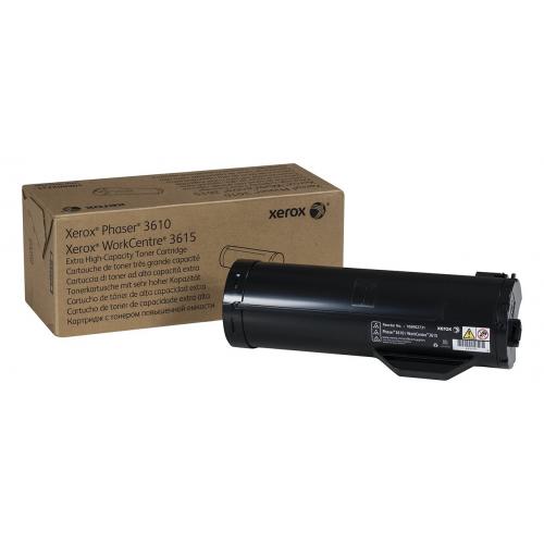 Xerox 106R02731  Black Extra High Capacity Toner Cartridge, Phaser 3610, WorkCentre 3615 (25,300 Pages) Xerox 106R02731              