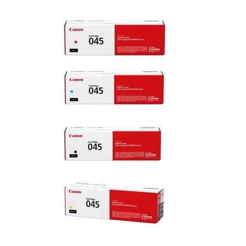 Canon 045 SY SET            045 SY Toner Cartridge SET  - for MF630 Series & LBP612Cdw Printers, Includes Yellow / Magenta / Cyan / Black Canon 045 SY SET           