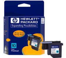 HP C4801A #10 Cyan Printhead Cartridge HP C4801A