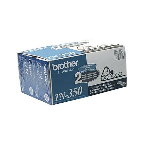 Brother TN350 Black Laser Toner Cartridge Yields 2 2,500 pages 2/Pack Brother TN350       