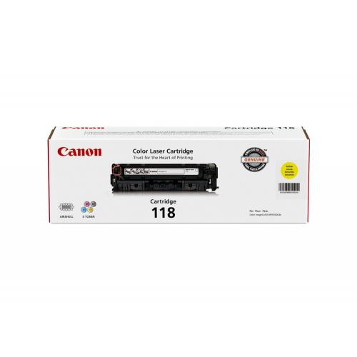 Canon 118 Yellow Toner Cartridge Yield,s 2,900 pages  (2659B001AA) Canon 2659B001AA           