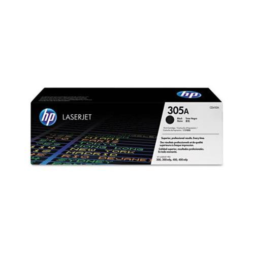 HP 305A CE410A  Black Toner Cartridge  2,200 Page Yield HP CE410A      