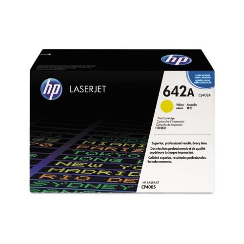 HP 642A Color LaserJet CB402A Yellow Print Cartridge with HP Colorsphere Toner HP CB402A   