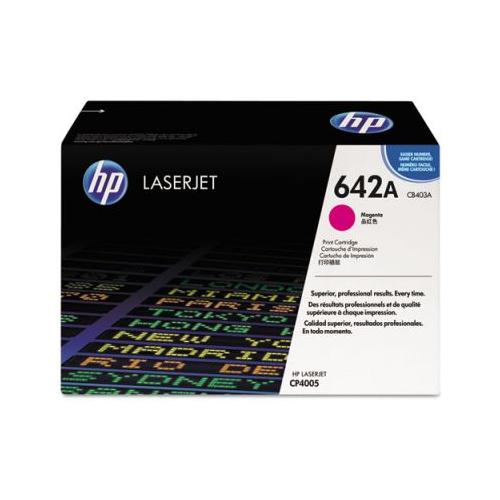 HP 642A Color LaserJet CB403A Magenta Print Cartridge with HP Colorsphere Toner HP CB403A   