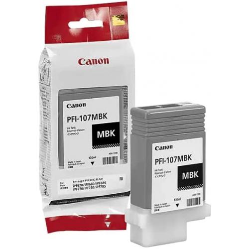 Canon PFI107MBK                      PFI-107MBK Matte Black Ink Cartridge (130 ml) Canon PFI107MBK                     