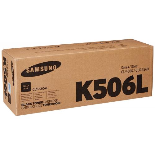 Samsung Samsung Electronics CLT-K506L Toner, Black HY 6,000 page toner yield Samsung CLT-K506L                         