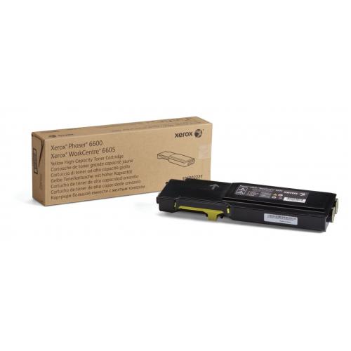 Xerox 106R02227 High Capacity Yellow Toner Cartridge  For Phaser 6600/ WC 6605 Xerox 106R02227    