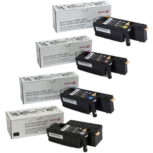 Xerox PHASER 6022  SET   Xerox 106R02756, 106R02757, 106R02758, 106R02759/  WC 6027 PHASER 6022 Standard Yield Toner Cartridge Set Xerox PHASER 6022  SET  