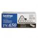 Brother TN650 High Yield Black Toner yields 8,000 pages yields approx. 8,000 pages